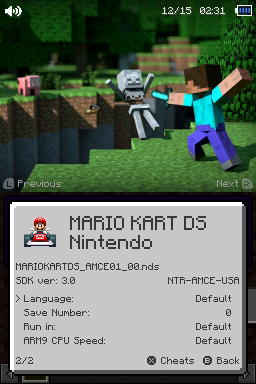 Per game settings