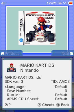 Per game settings