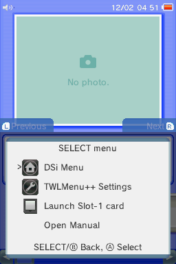 Select menu