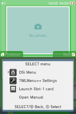 Select menu