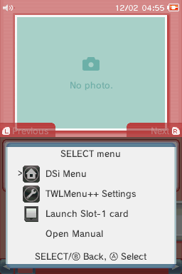 Select menu