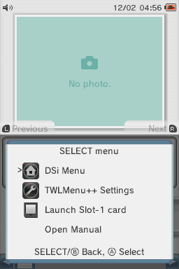 Select menu