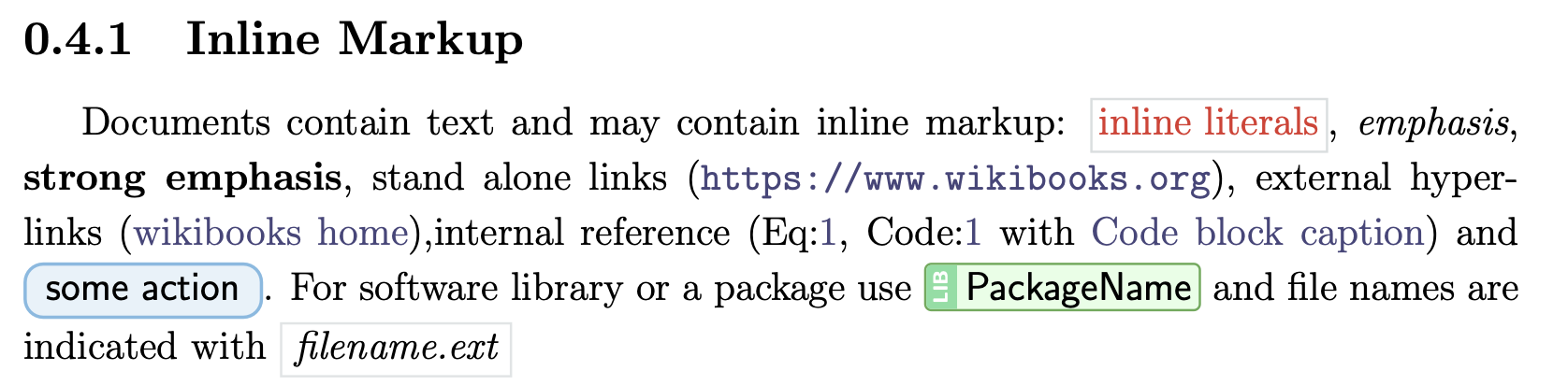 Inline-Markup