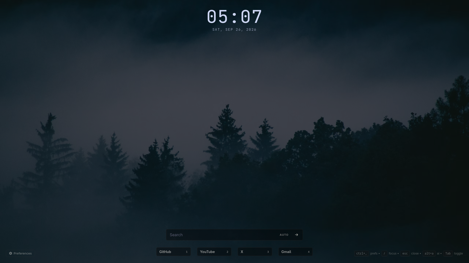 Misty Forest Default Preset