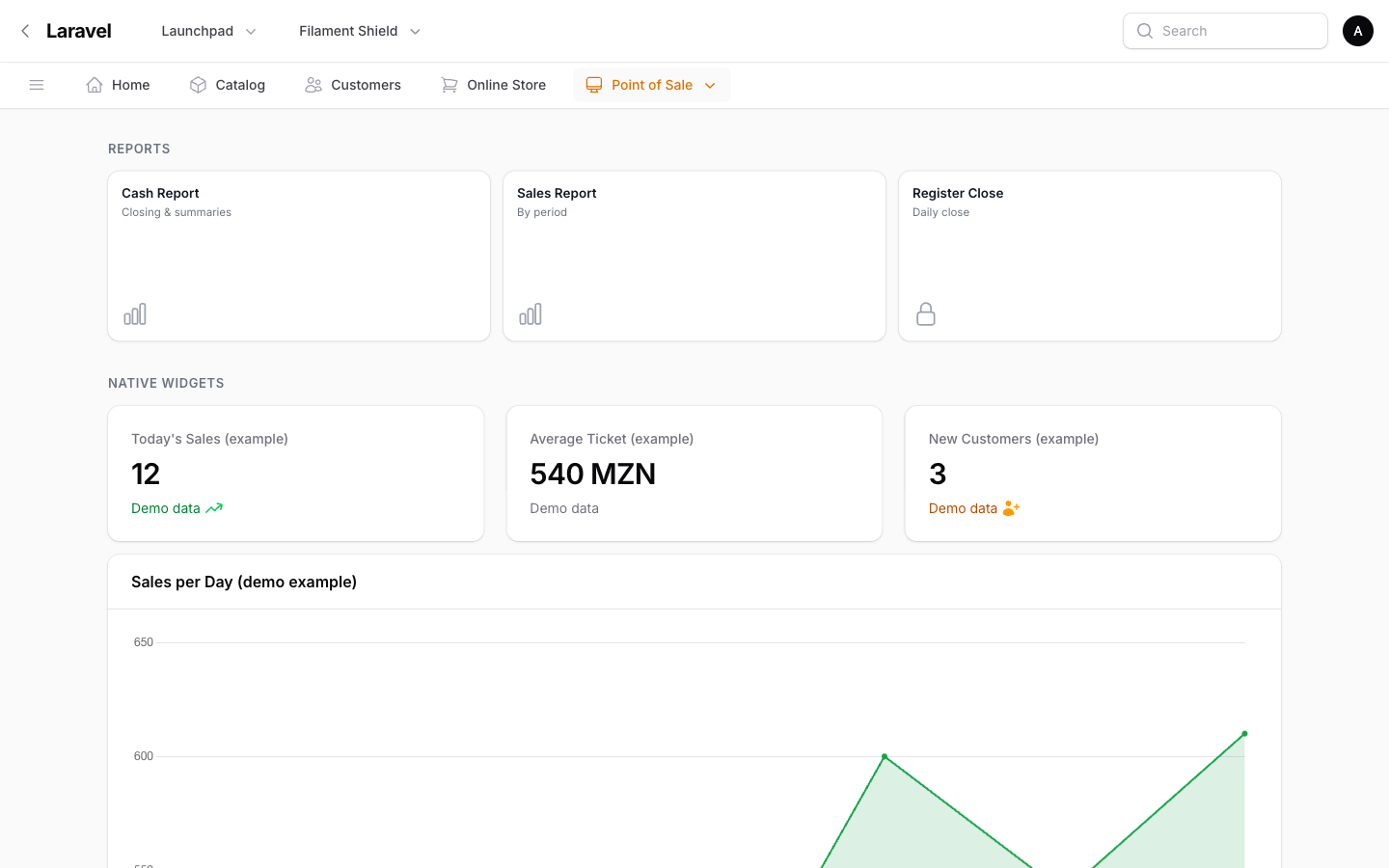 Native widgets as cards