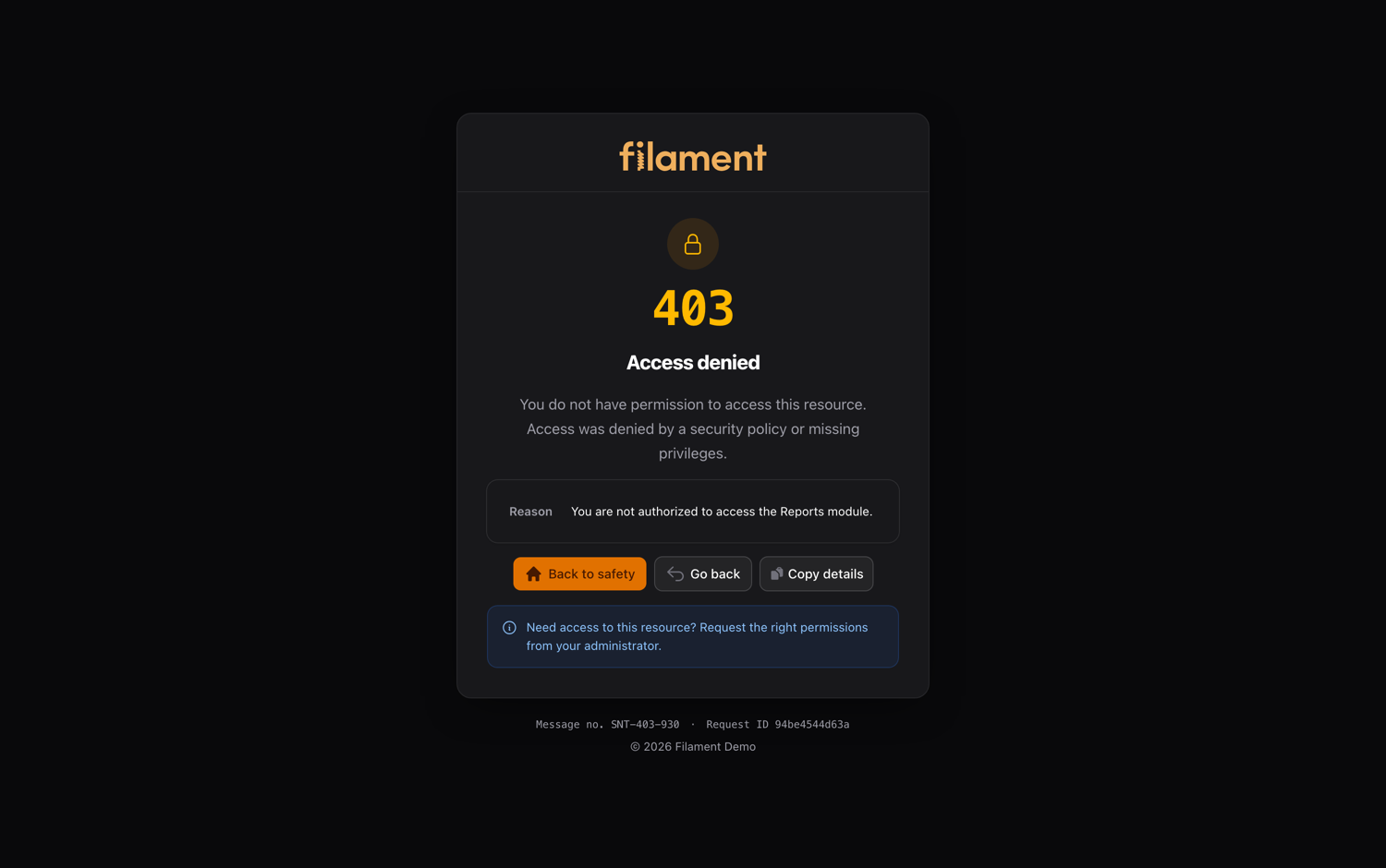 403 Access denied