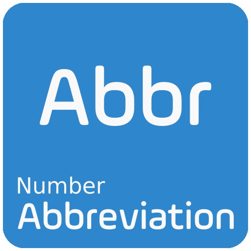 A simple number abbreviation tool