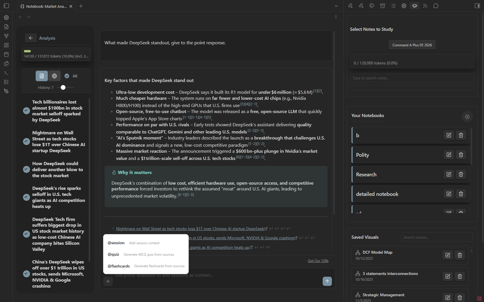 Notebook Chat View