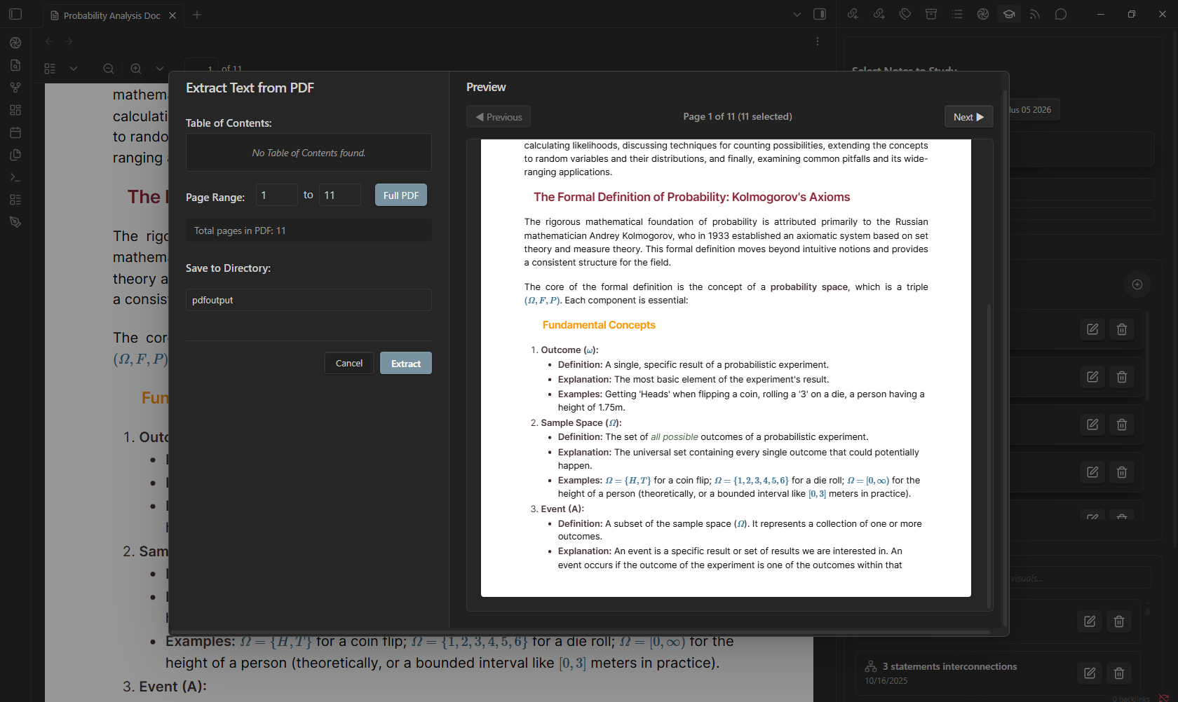 PDF Extraction