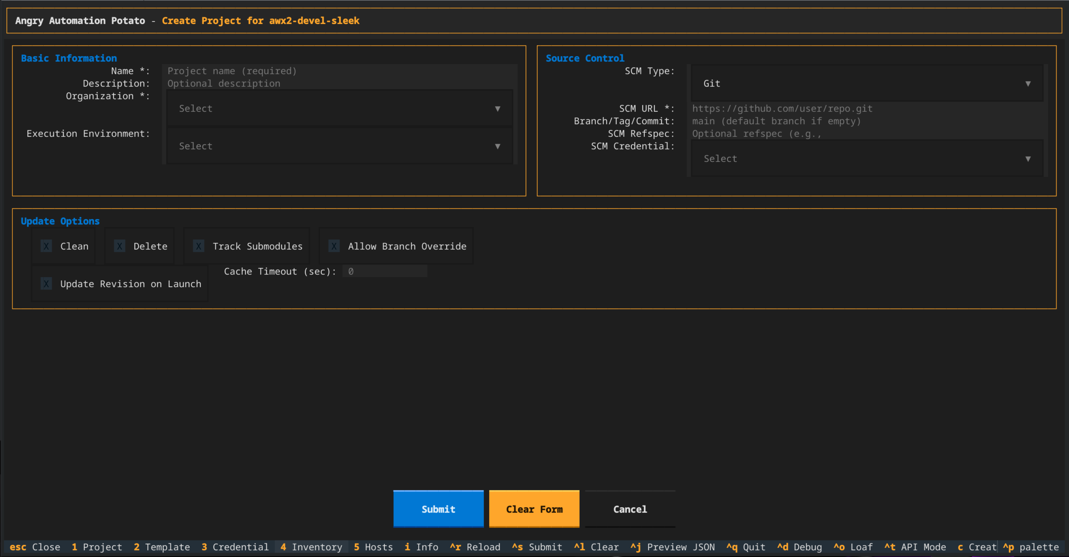 Create Project
