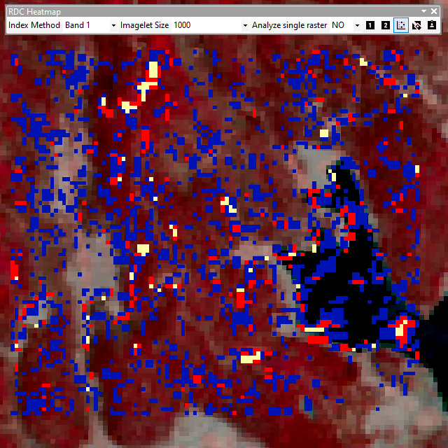 Imagelet (1000m x 1000m) analysis