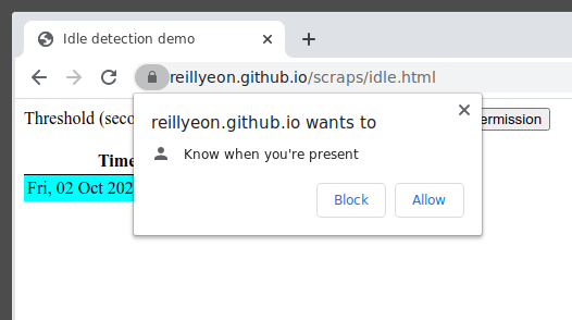 Screenshot of a permission request dialog