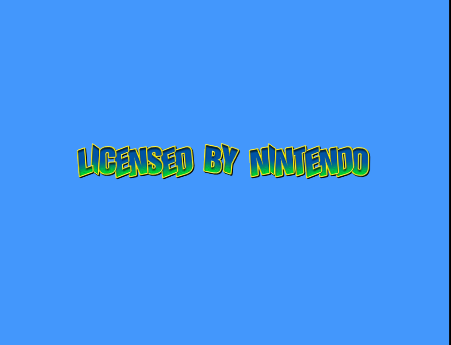 Licensed by Nintendo screen