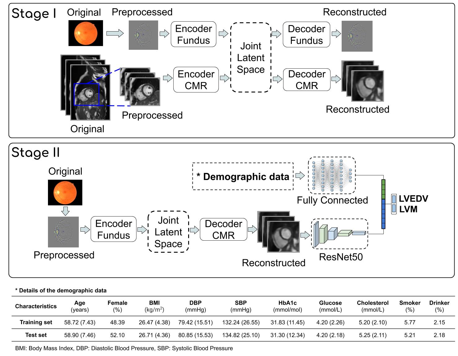 Schema of the proposed method and Demographic data.