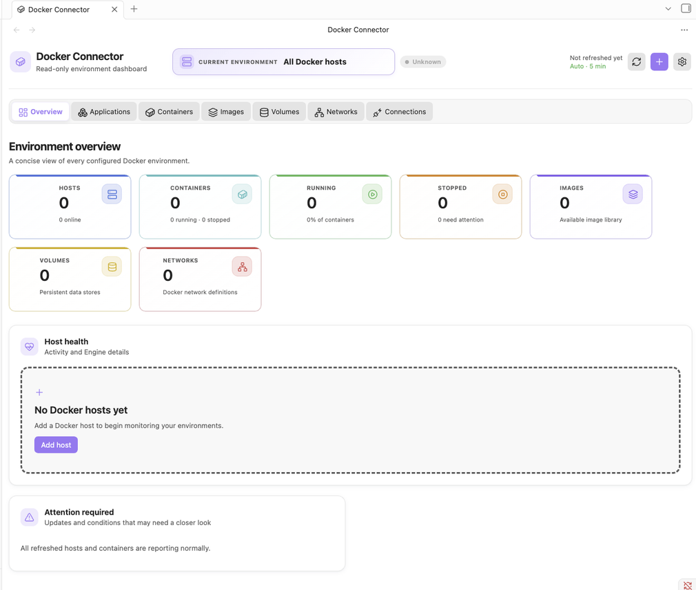 Docker Connector overview
