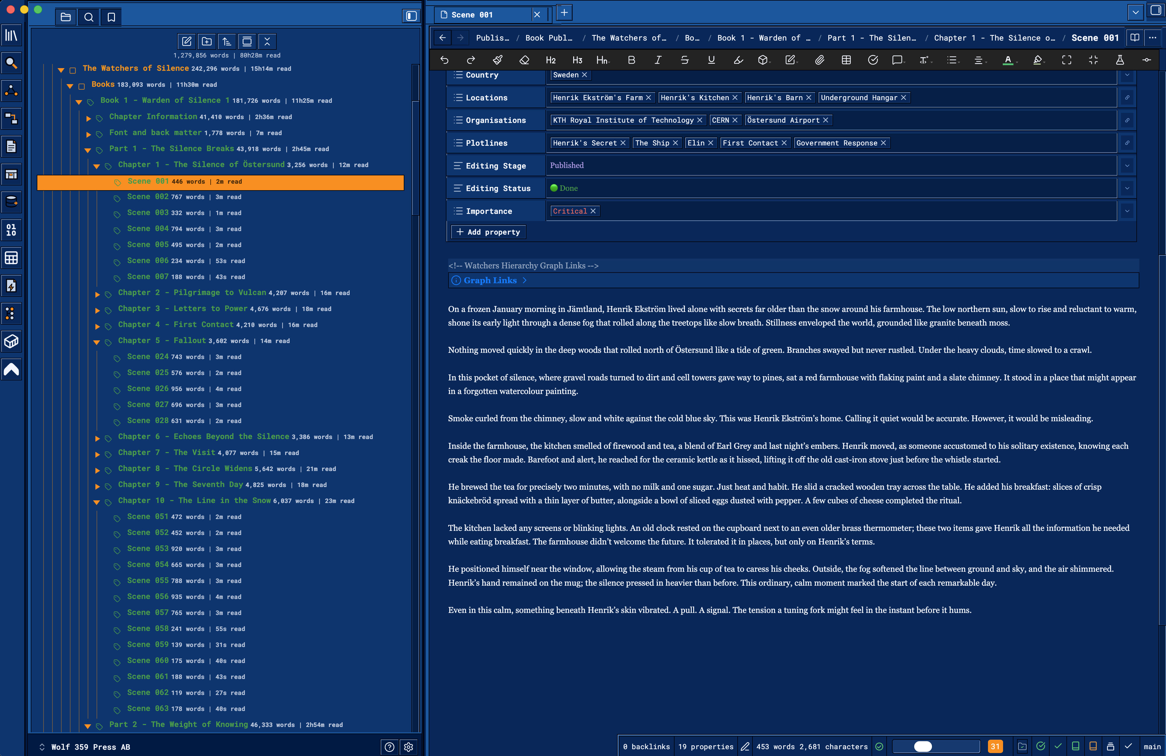 Amiga Workbench 1.3 in dark mode