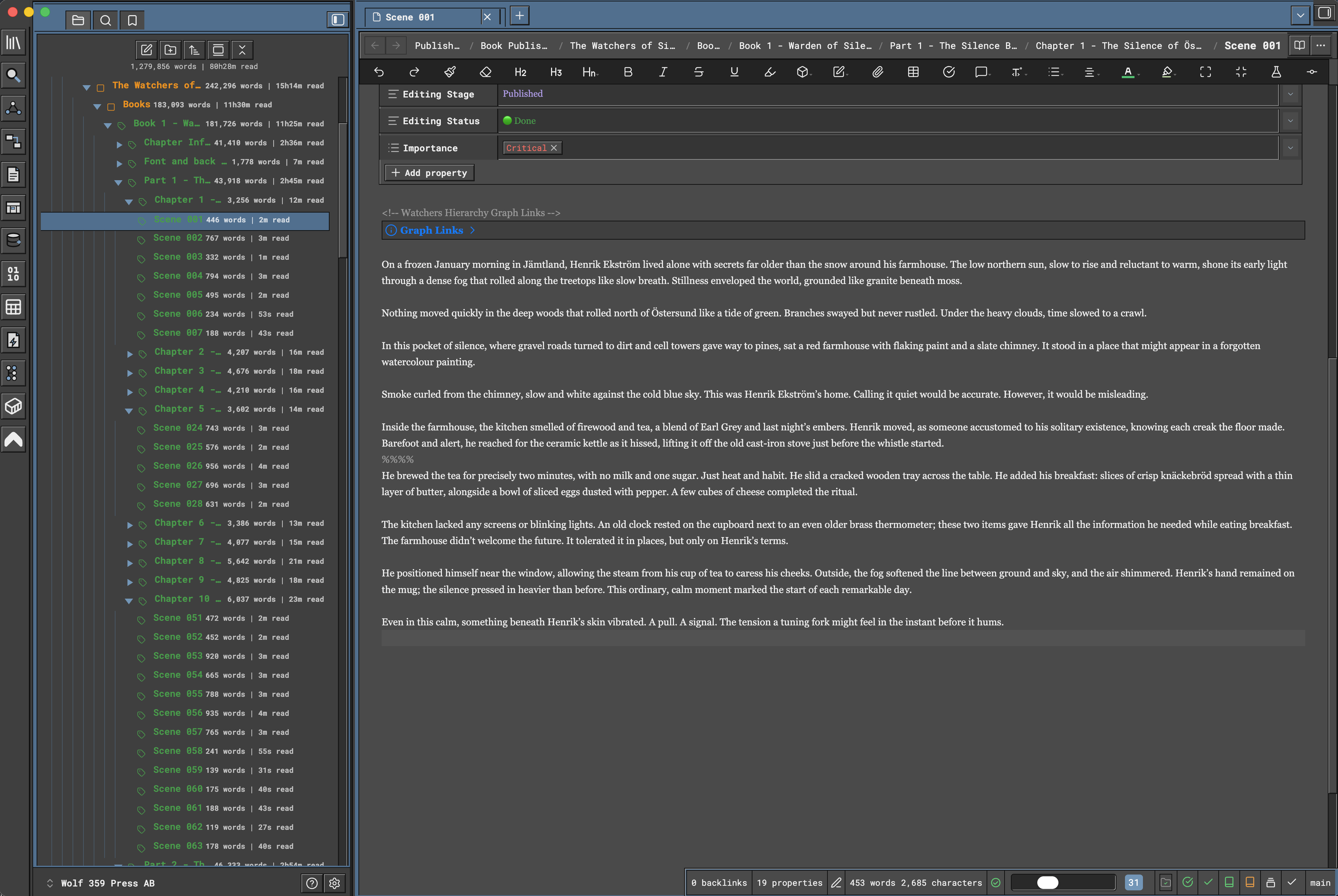 Amiga Workbench 2.04 in dark mode