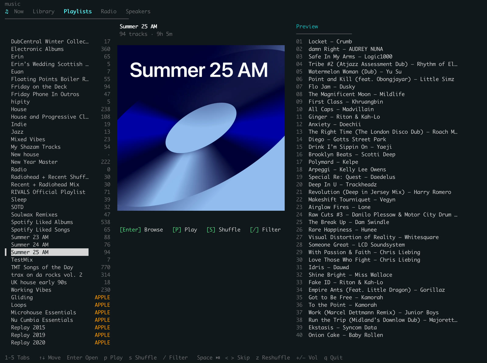 Playlist Browser