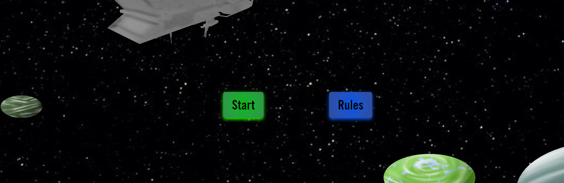 Start and Rules Buttons