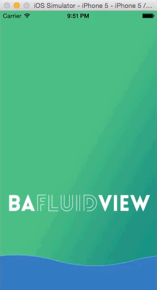 BAFluidView Demo