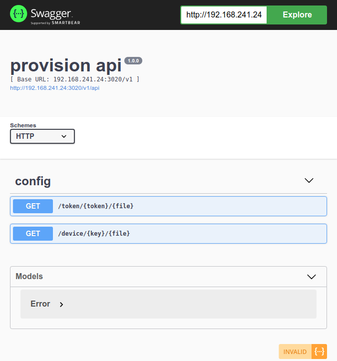 Provision API