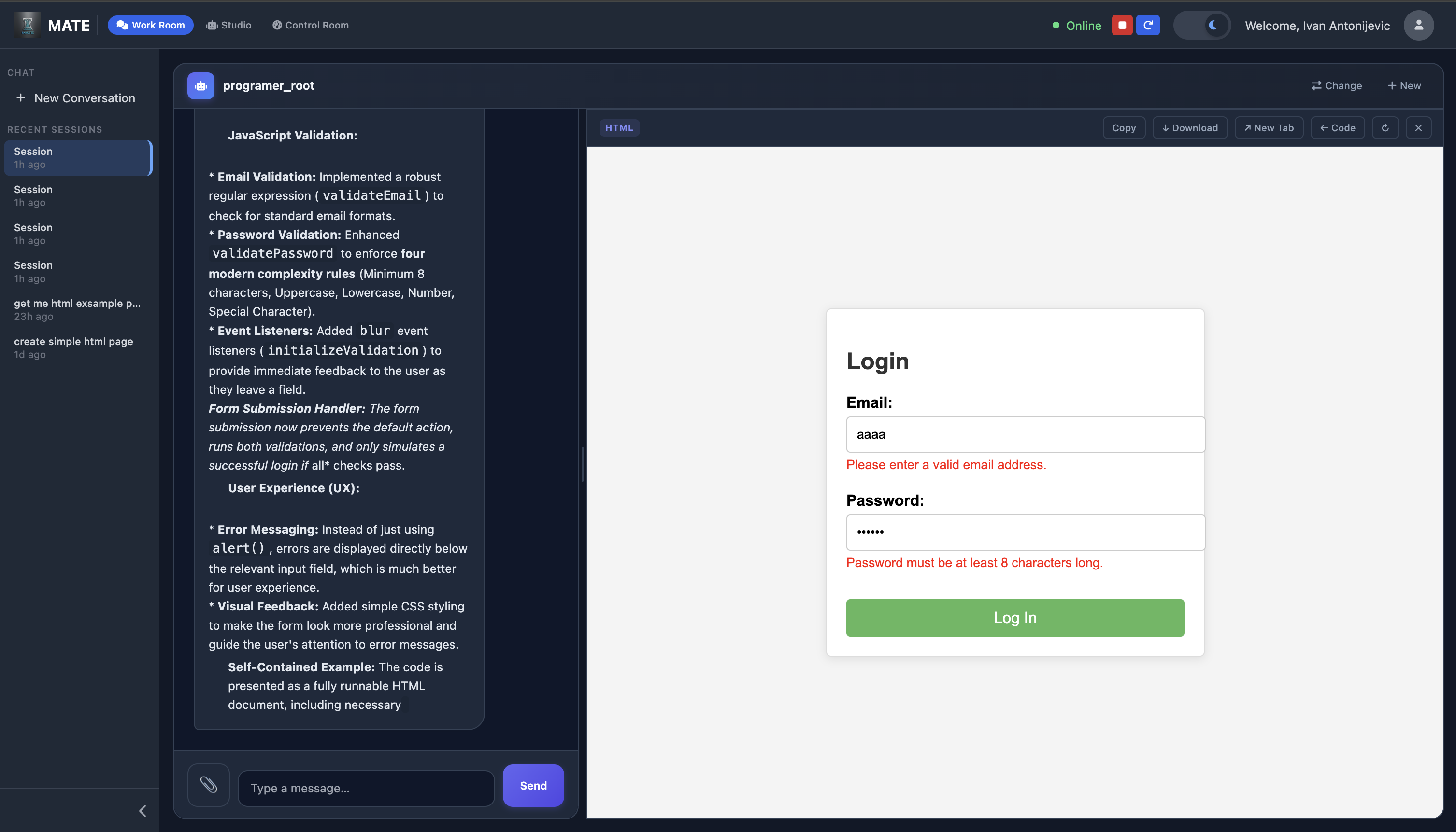 Canvas Preview Mode