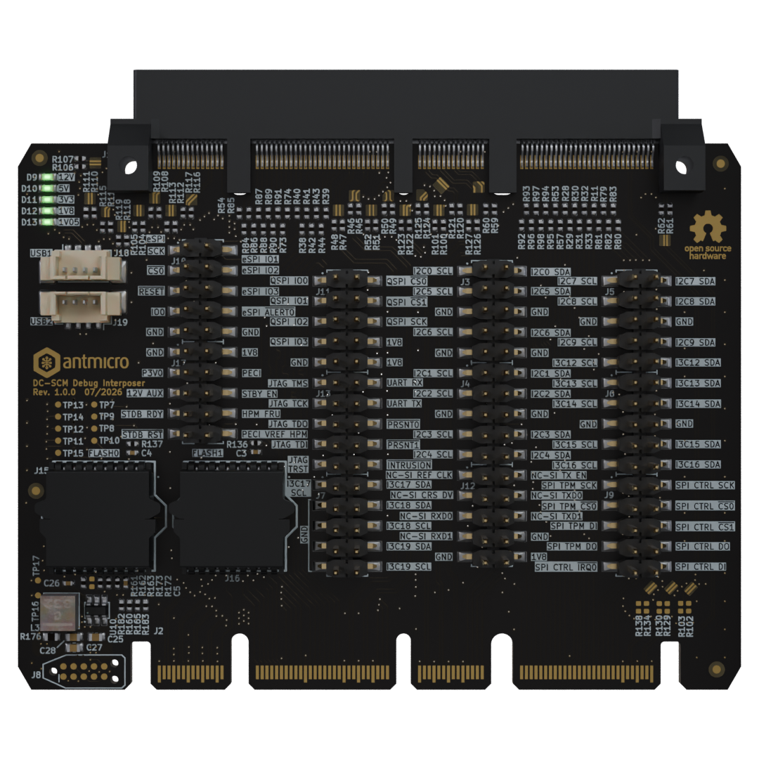 Dc sci debug interposer, from the project README