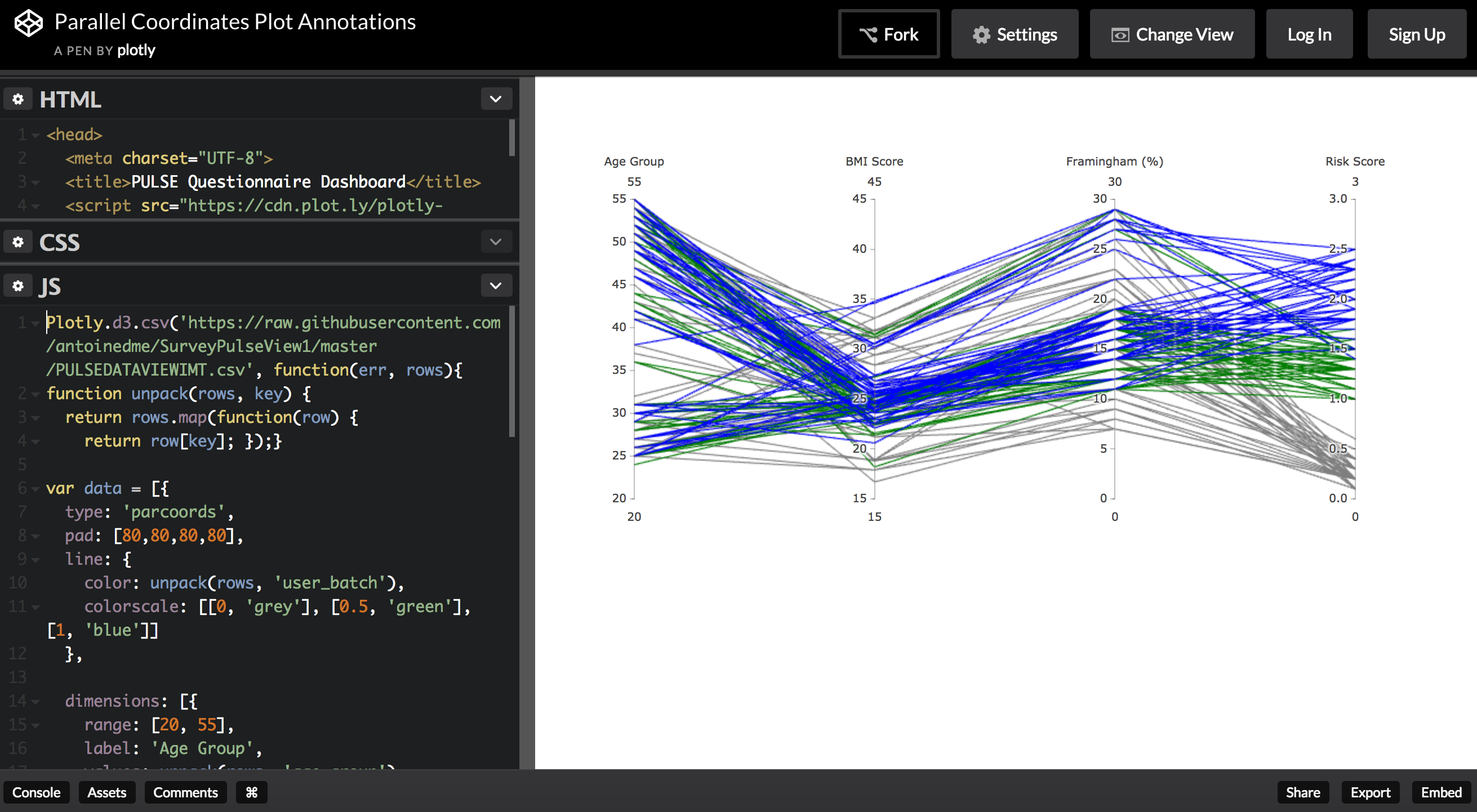 GitHub - antoinedme/plot-survey-data: Parallele coordinates plot widget ...