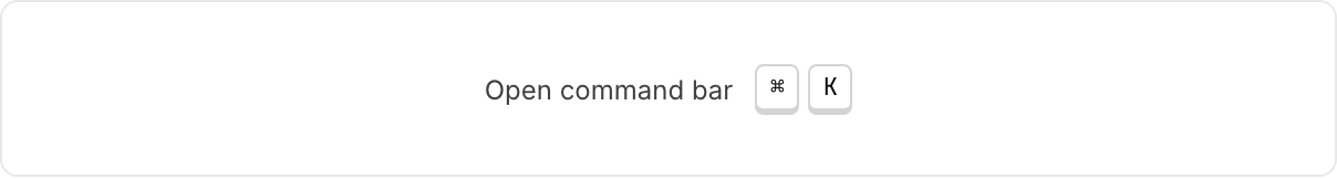 Monoset Kbd chips rendering Cmd and K