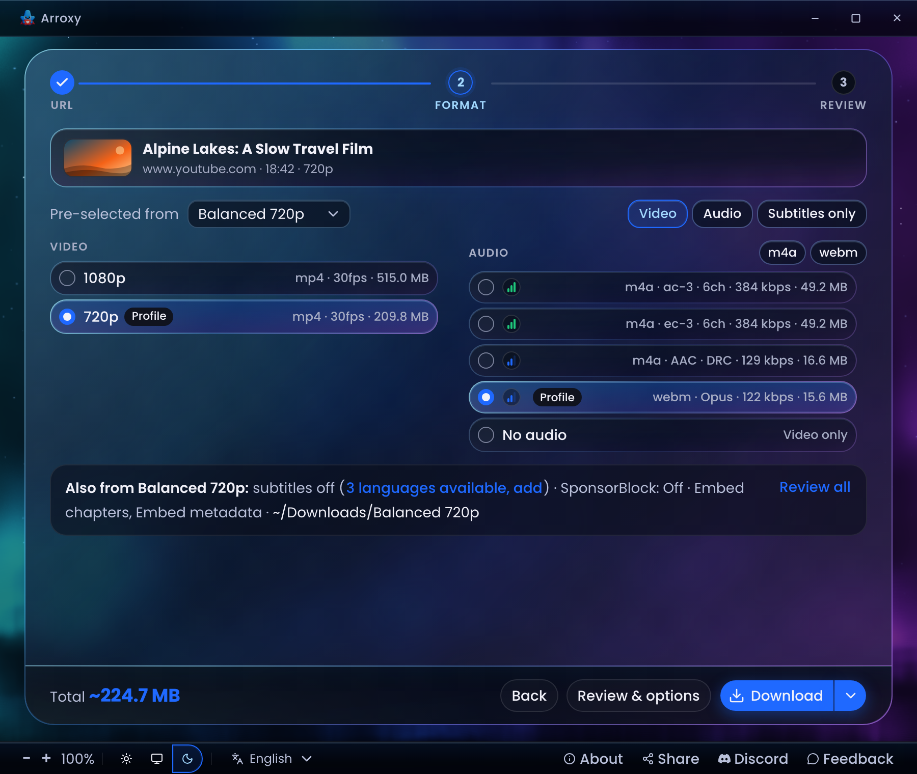 Arroxy — Surround / Dolby audio