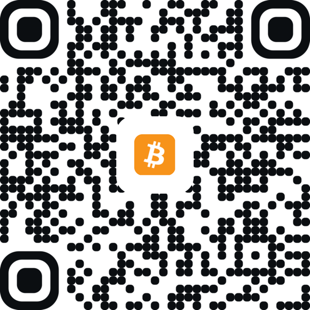 QR code for the Arroxy Bitcoin donation address