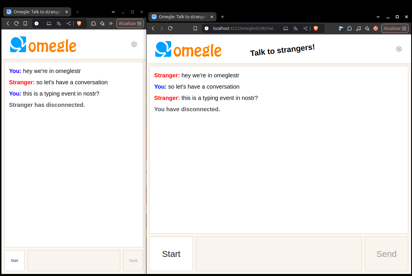 Omeglestr disconnect
