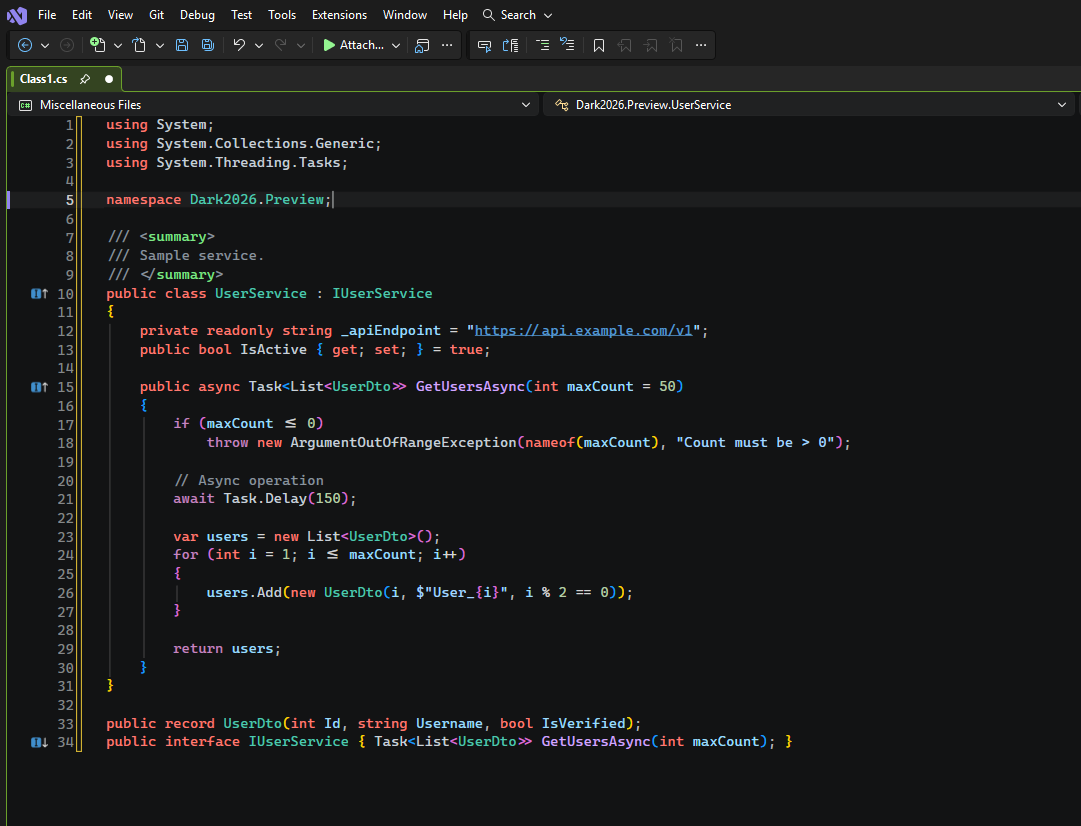 C# Preview