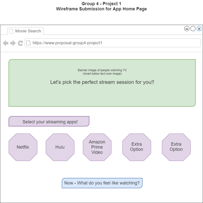 Group 4 Project 1 Wireframe