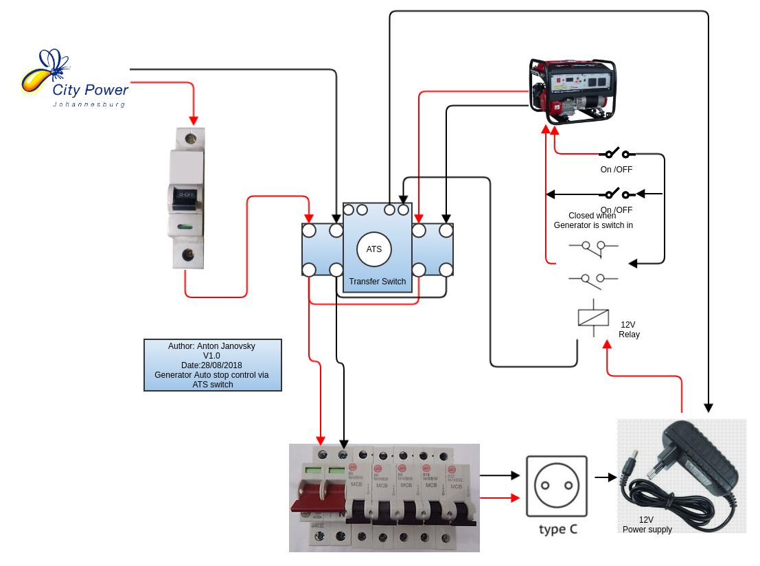 Hhy 10050fe ats схема подключения