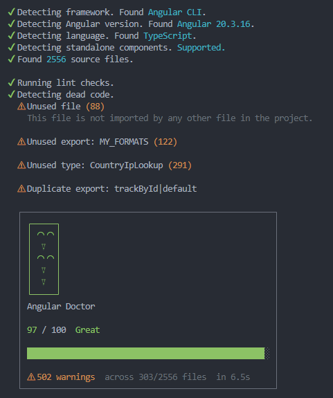 CLI output