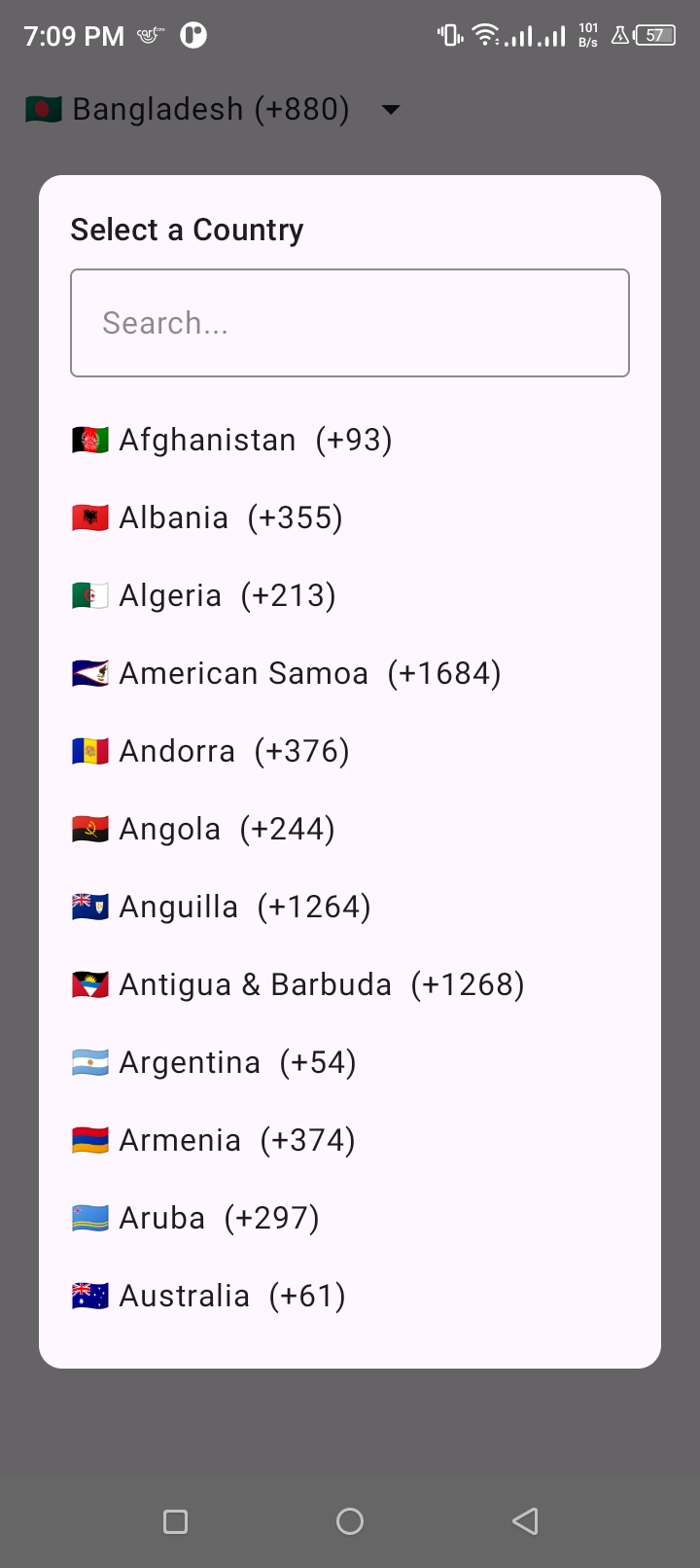 GitHub - antorsaha/GlobePicker: GlobePicker is a Country code picker ...