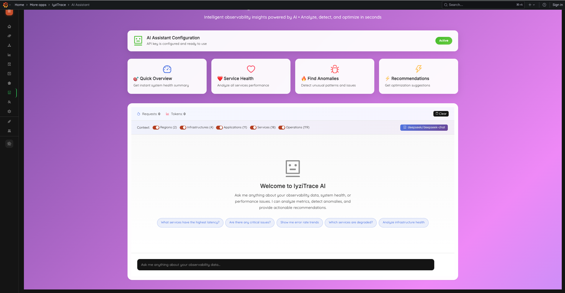 AI Assistant – Chat Interface