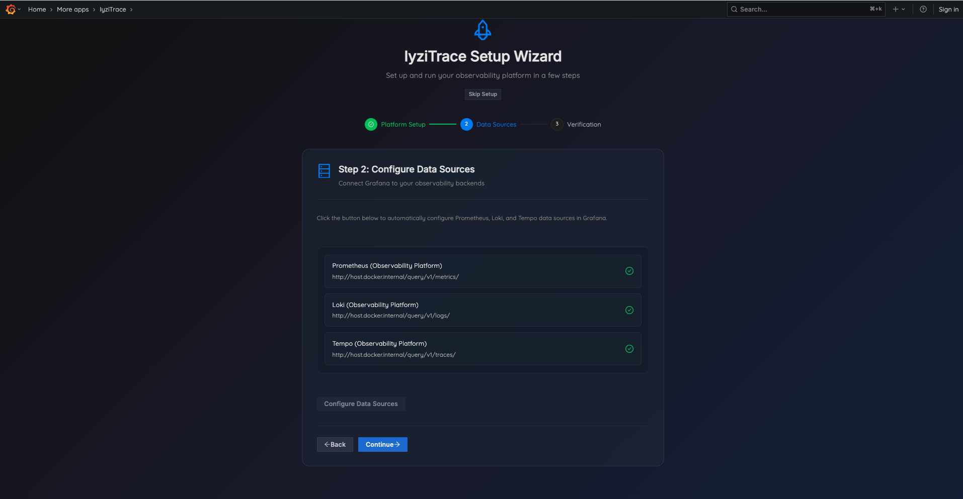 Wizard – Verification