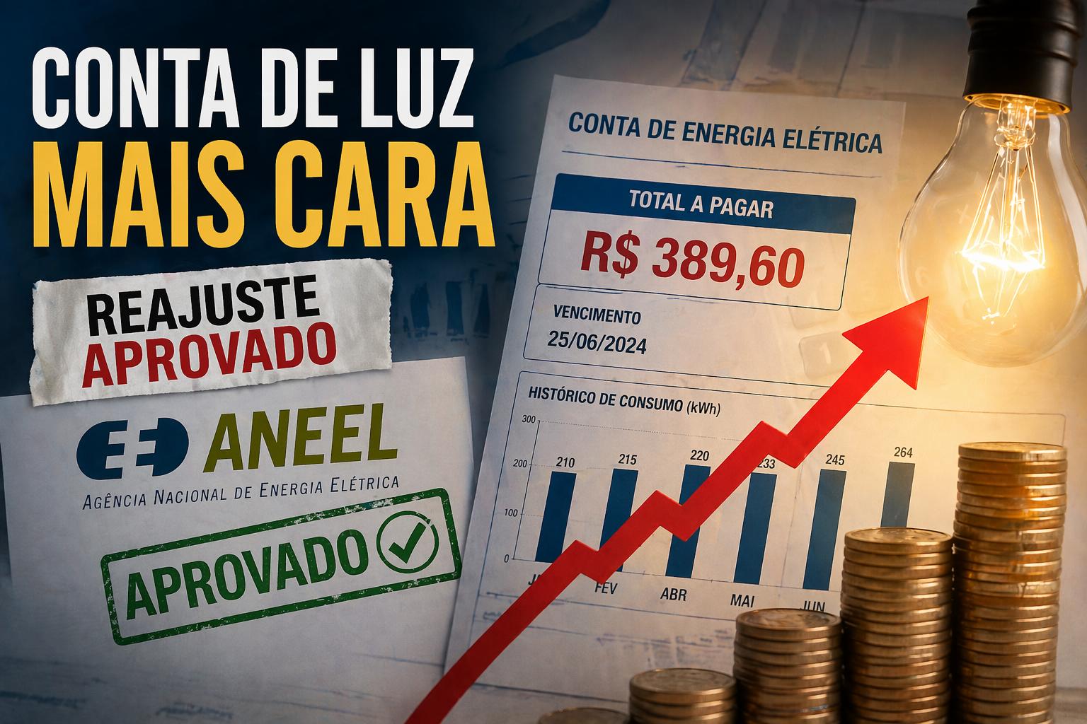 Cosern tem reajuste de 5,40% aprovado pela Aneel: quem tem energia solar não sente o impacto