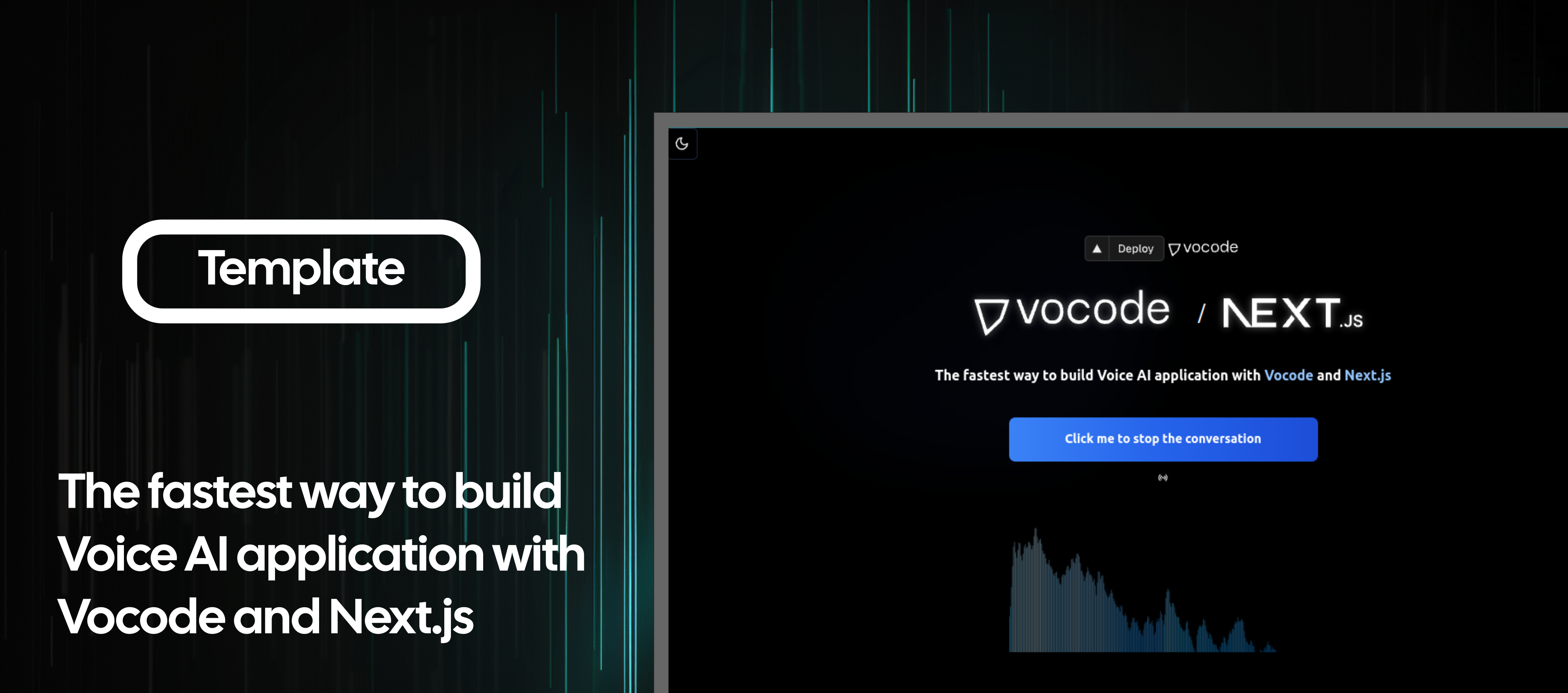 Next.js/Vercel Template with Vocode's FastAPI Python Backend