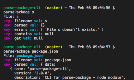 parsePackage in action