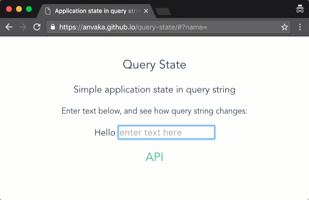 query-state - скрипт для работы с адресной строкой на лету