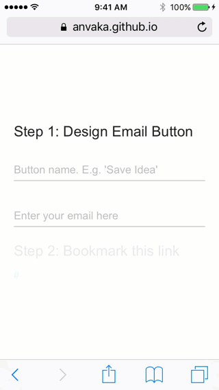 design email bookmark