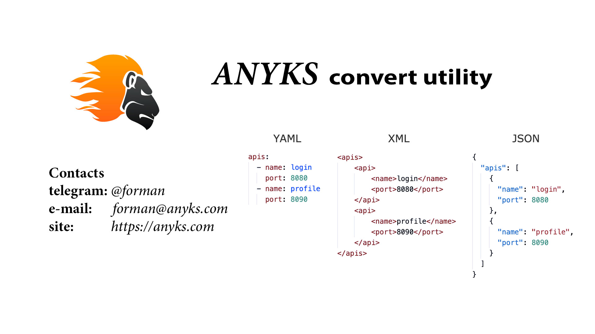 ANYKS - convert utility