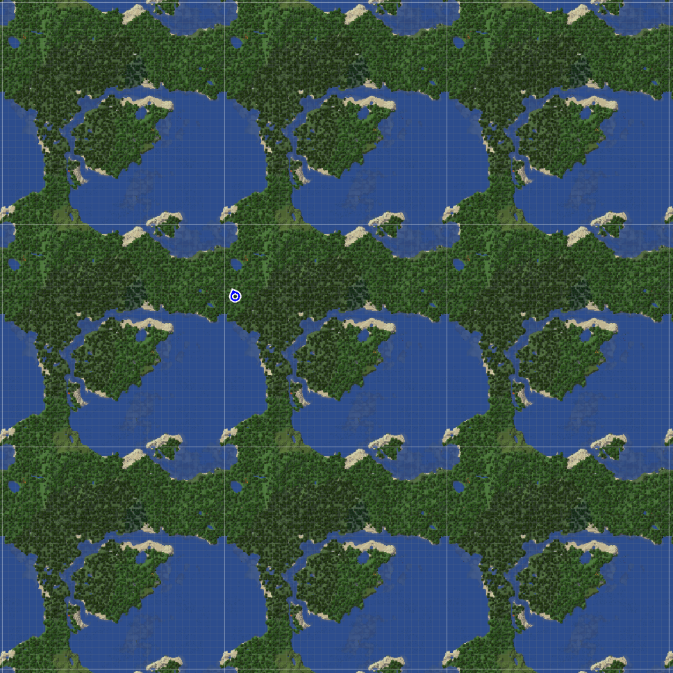 A tiny toroidal world on JourneyMap
