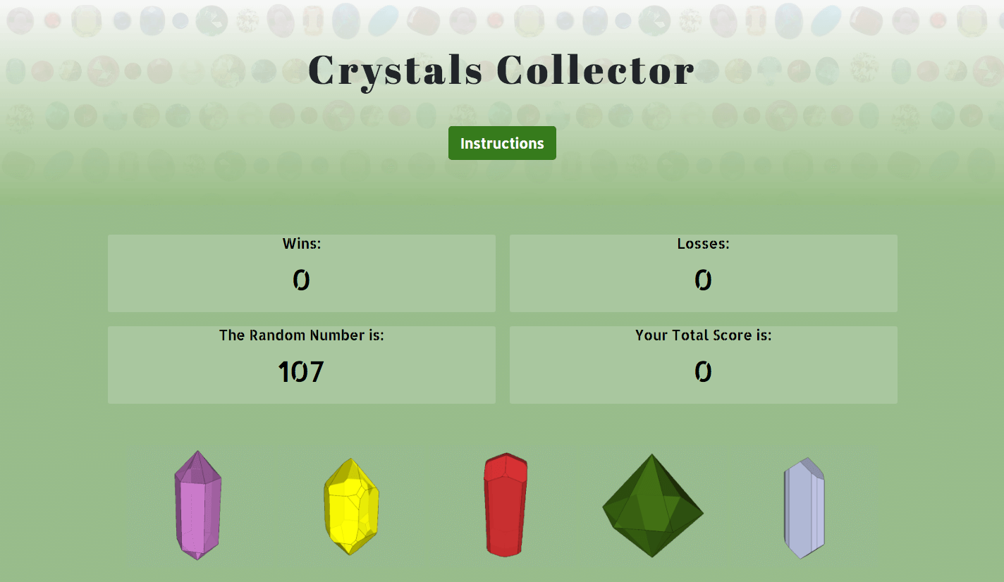 Crystals Collector