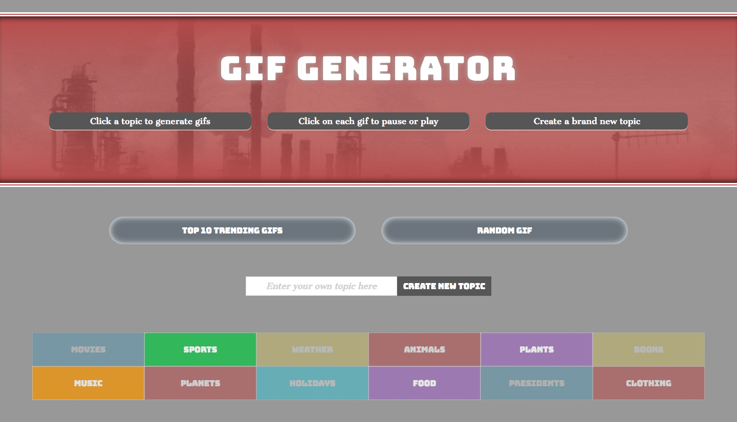 Gif Generator