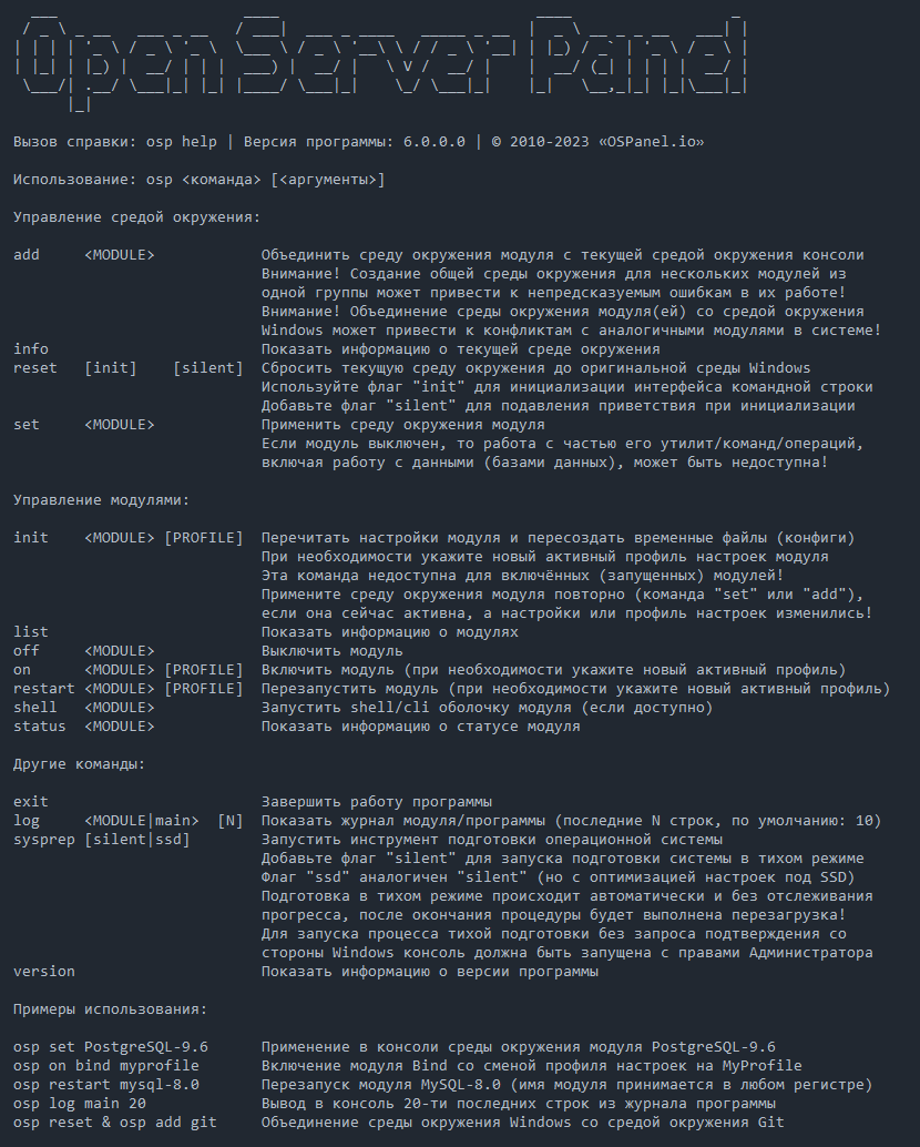 Open Server Panel Console