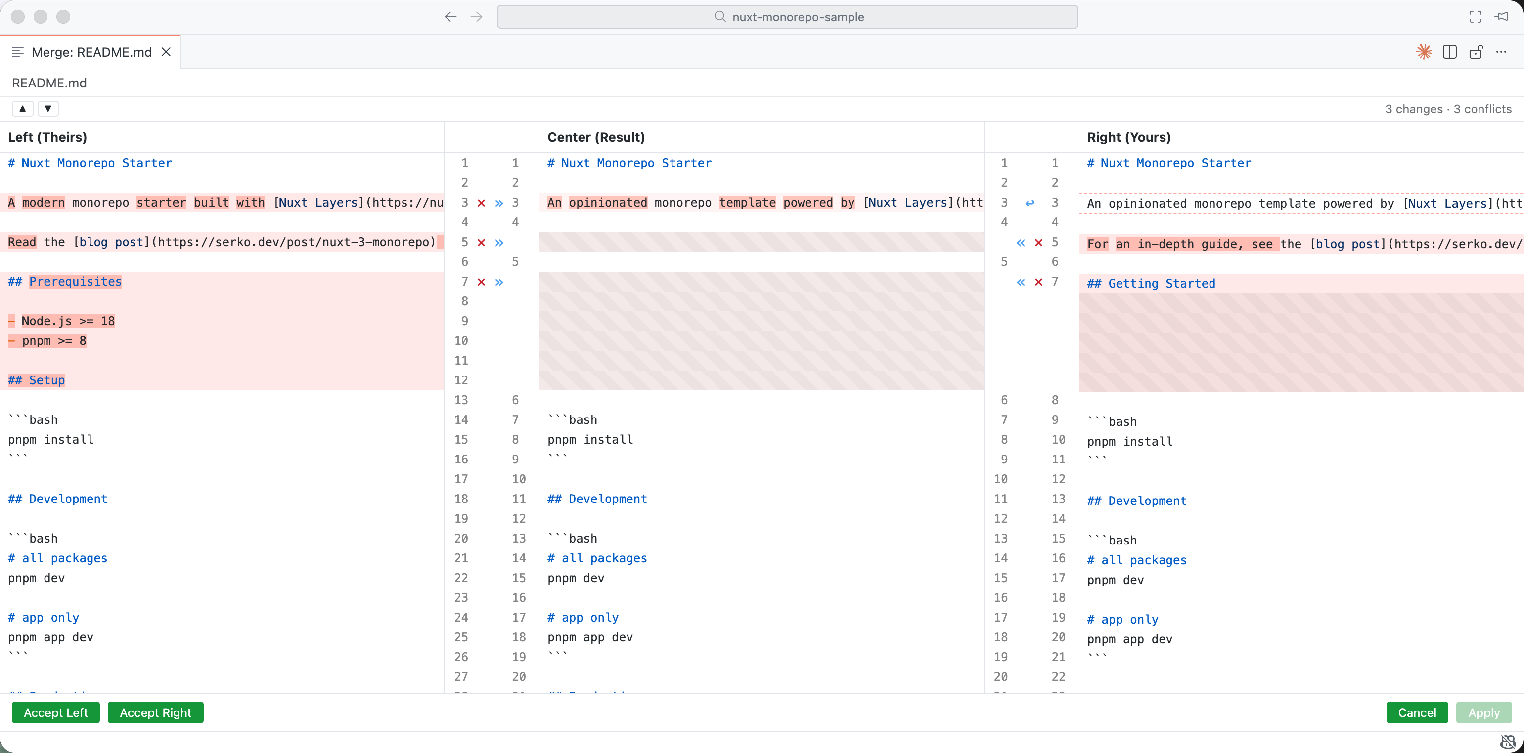 3-Way Merge Editor